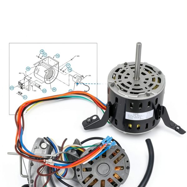 Blower Motor 0131F00042SP Half HP 115V 1130RPM Goodman Amana Furnace-5