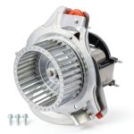 HC21ZE122A Draft Inducer Motor Kit Hodflop with Blower Wheel & Bracket-0
